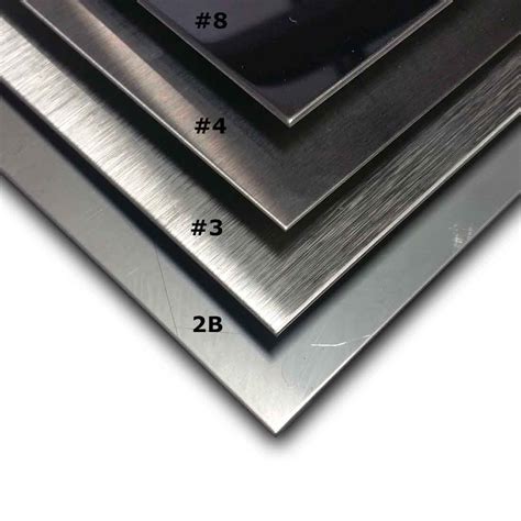 types of stainless steel finishes